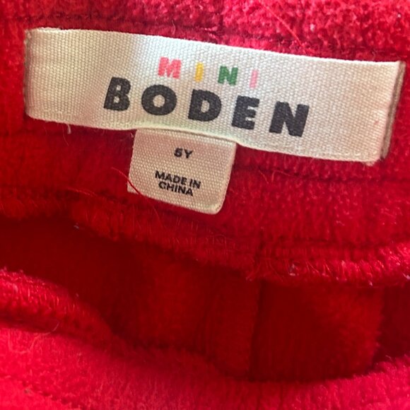 Bundle: 2 size 5 Mini Boden Fleece Joggers - Picture 5 of 5